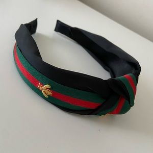 Black Gucci Hard Headband